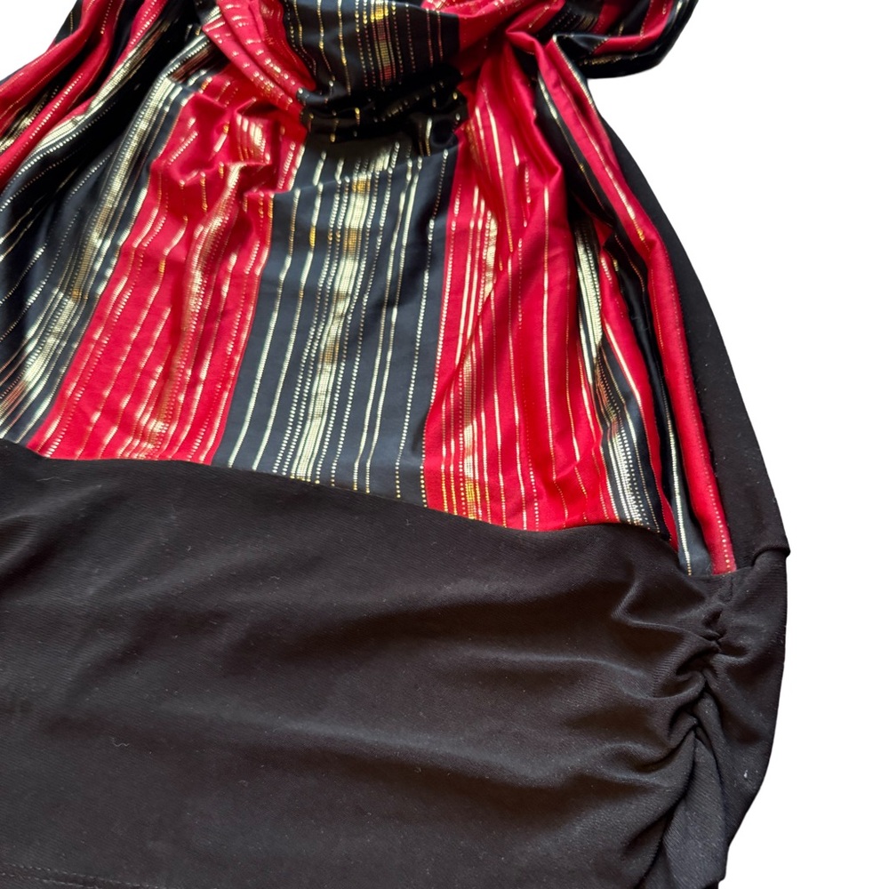 Y2K Red and Black Halter Top - Picture 3 of 5